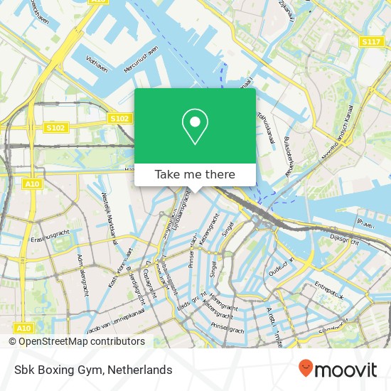 Sbk Boxing Gym, Palmstraat 34 kaart