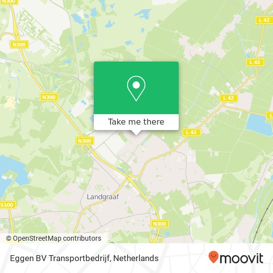 Eggen BV Transportbedrijf kaart