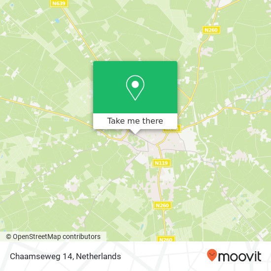 Chaamseweg 14, Chaamseweg 14, 2387 Baarle-Hertog, België kaart