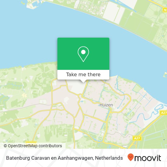 Batenburg Caravan en Aanhangwagen, Nijverheidsweg 17 kaart