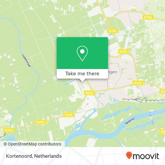 Kortenoord, Kortenoord, 6709 PD Wageningen, Nederland kaart
