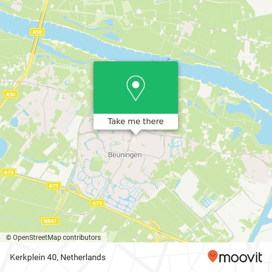 Kerkplein 40, Kerkplein 40, 6641 BH Beuningen, Nederland kaart