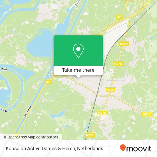 Kapsalon Active Dames & Heren, Bovenstestraat 35 kaart