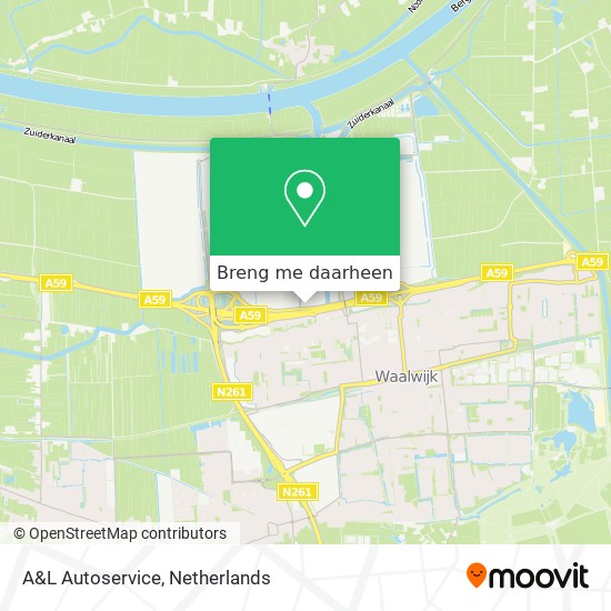 A&L Autoservice kaart