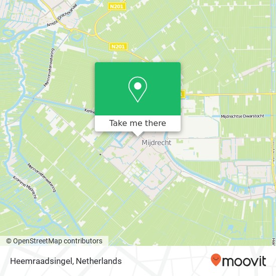 Heemraadsingel, Heemraadsingel, 3641 Mijdrecht, Nederland kaart