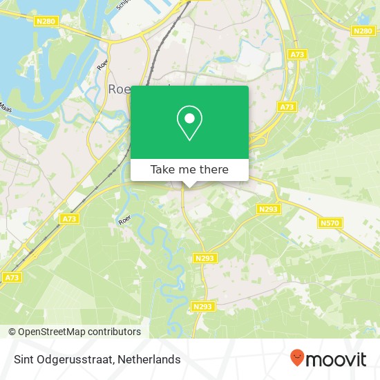 Sint Odgerusstraat, 6045 Roermond kaart