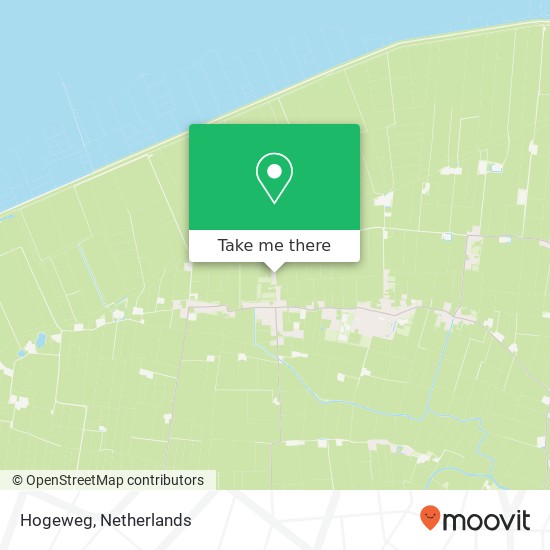 Hogeweg, Hogeweg, 9977 Kloosterburen, Nederland kaart