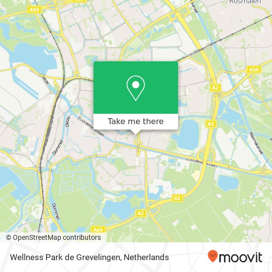 Wellness Park de Grevelingen, Grevelingen 66 kaart