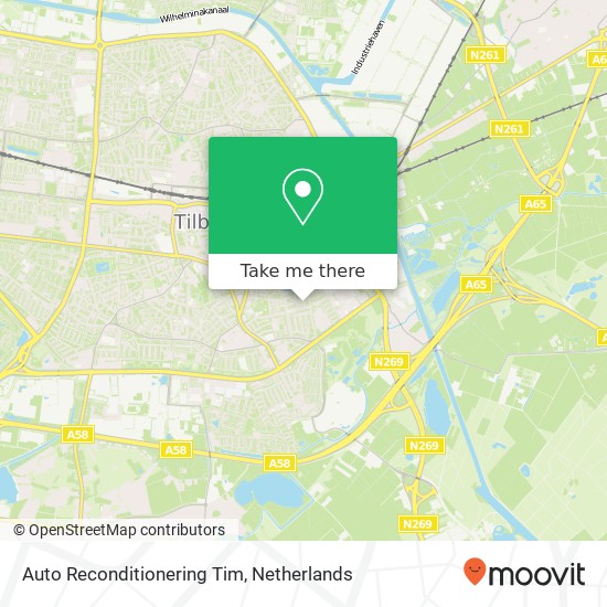 Auto Reconditionering Tim, Burchtstraat 3 kaart