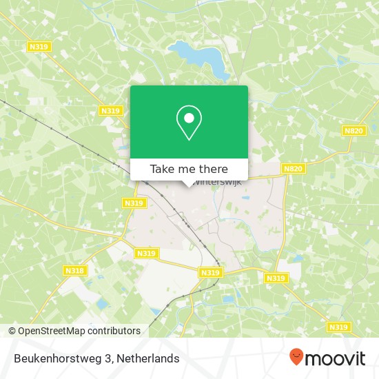 Beukenhorstweg 3, 7101 DJ Winterswijk kaart