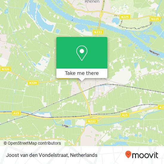 Joost van den Vondelstraat, 4041 XG Kesteren kaart