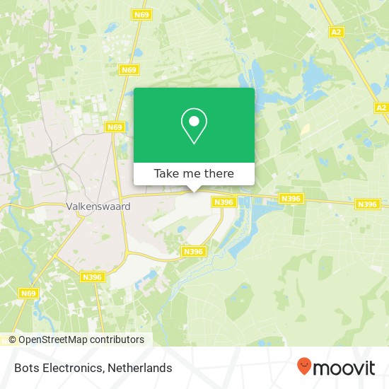 Bots Electronics, Leenderweg 188 kaart