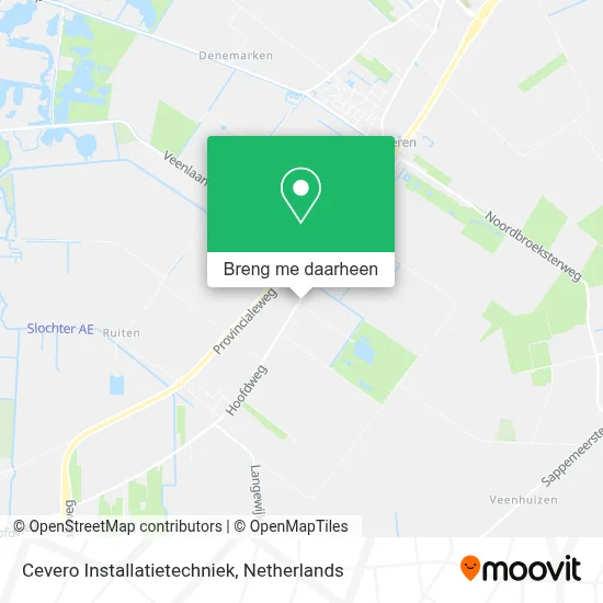 Cevero Installatietechniek kaart
