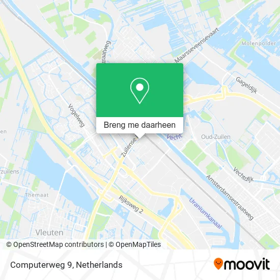 Computerweg 9 kaart