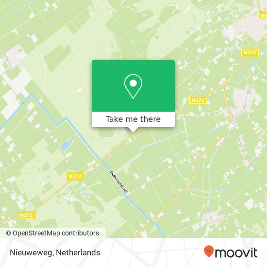 Nieuweweg, 5841 CD Oploo kaart