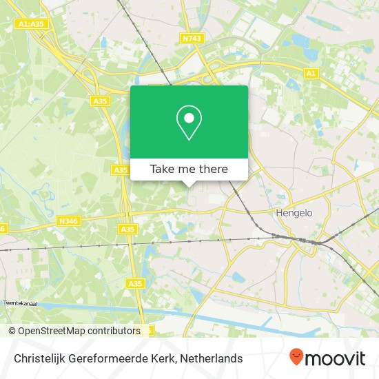 Christelijk Gereformeerde Kerk, Freudstraat 18 kaart