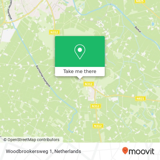 Woodbrookersweg 1, Woodbrookersweg 1, 7244 RB Barchem, Nederland kaart