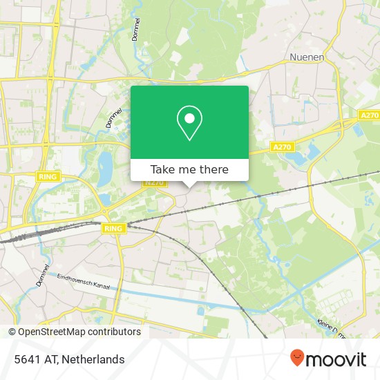 5641 AT, 5641 AT Eindhoven, Nederland kaart