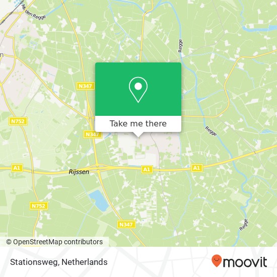Stationsweg, Stationsweg, 7468 Enter, Nederland kaart