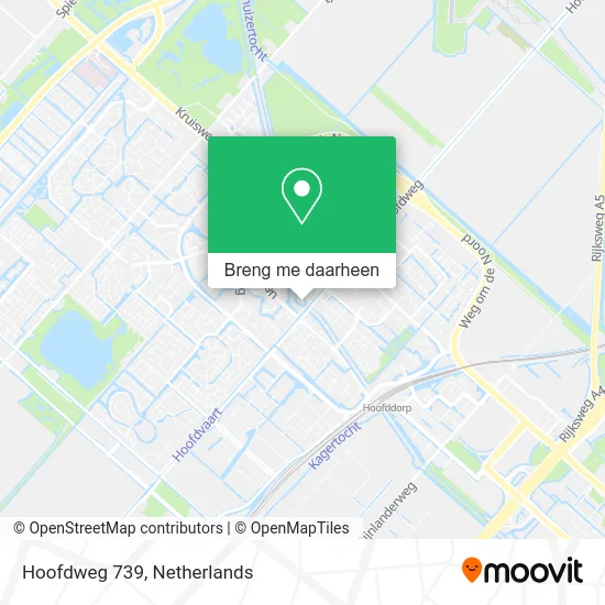 Hoofdweg 739 kaart