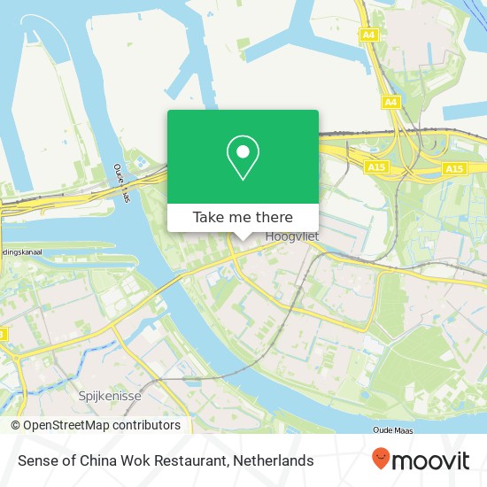 Sense of China Wok Restaurant, Middenbaan Noord 202 kaart