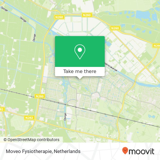 Moveo Fysiotherapie, Nistelrodestraat 50 kaart