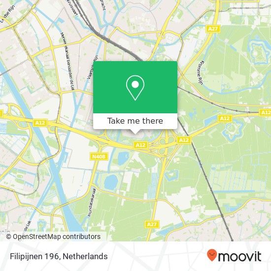 Filipijnen 196, 3524 JP Utrecht kaart