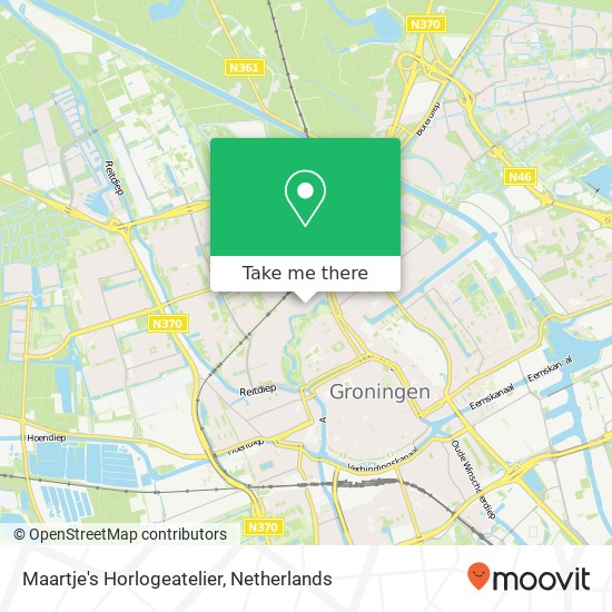 Maartje's Horlogeatelier, Moesstraat 11F kaart