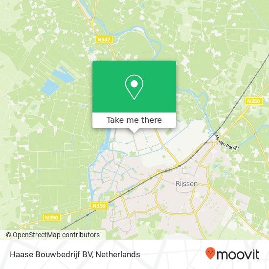 Haase Bouwbedrijf BV, Nijverdalseweg 140 kaart