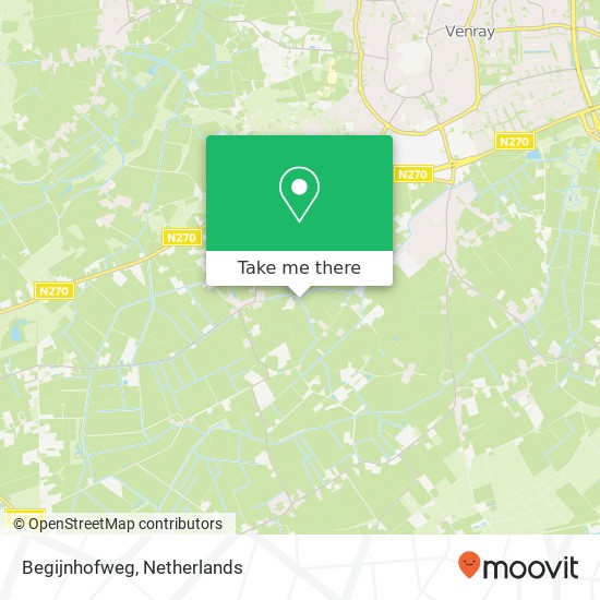 Begijnhofweg, Begijnhofweg, 5812 Heide, Nederland kaart