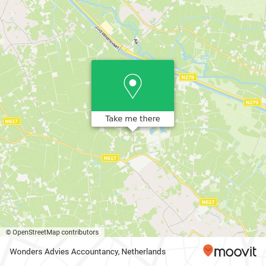 Wonders Advies Accountancy, Molendijk-Noord 48 kaart