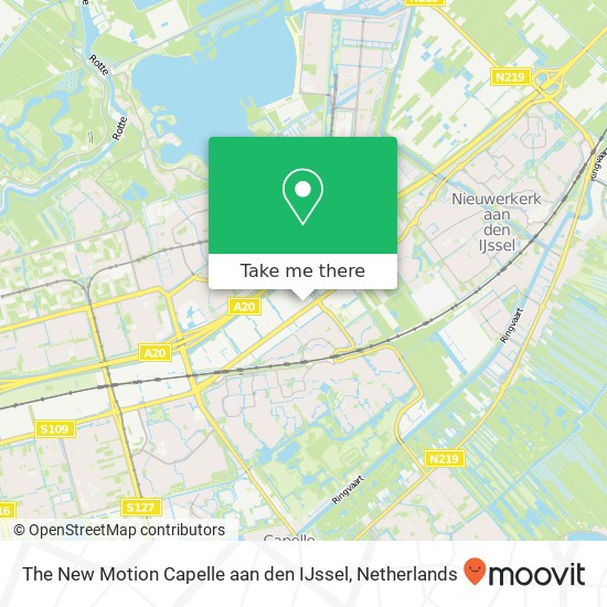 The New Motion Capelle aan den IJssel kaart