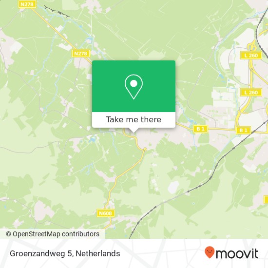 Groenzandweg 5, Groenzandweg 5, 6291 VG Vaals, Nederland kaart