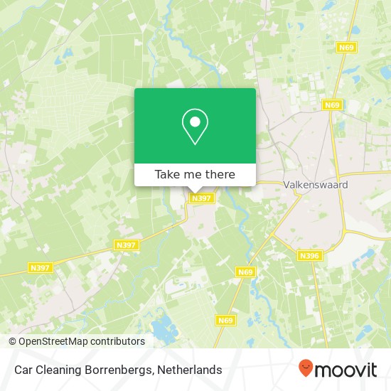 Car Cleaning Borrenbergs, Kerkakkerstraat 8 kaart