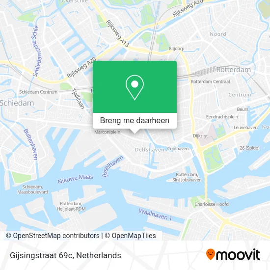 Gijsingstraat 69c kaart