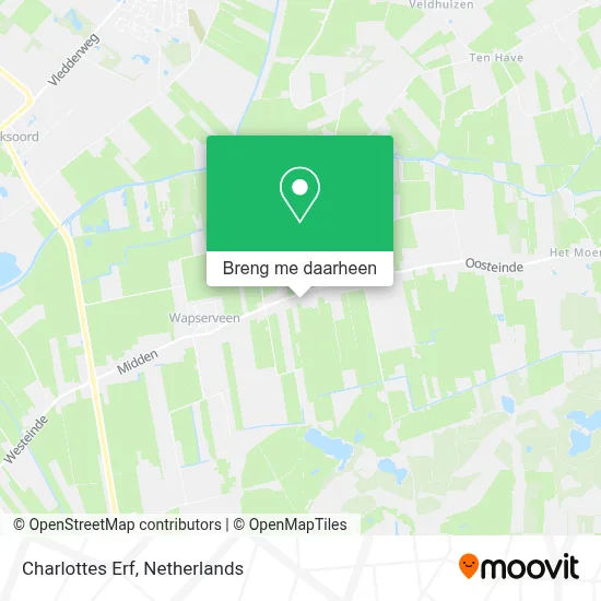 Charlottes Erf, Midden 90 kaart