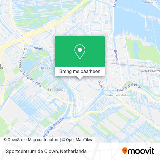 Sportcentrum de Clown kaart