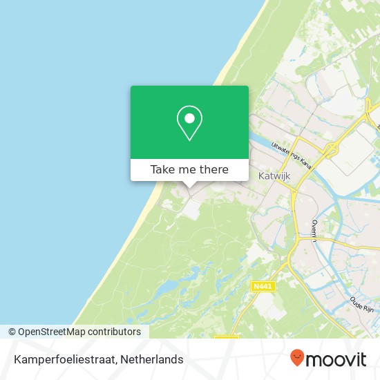 Kamperfoeliestraat, Kamperfoeliestraat, 2225 Katwijk aan Zee, Nederland kaart