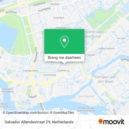 Salvador Allendestraat 29 kaart