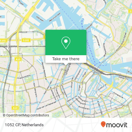 1052 CP, 1052 CP Amsterdam, Nederland kaart