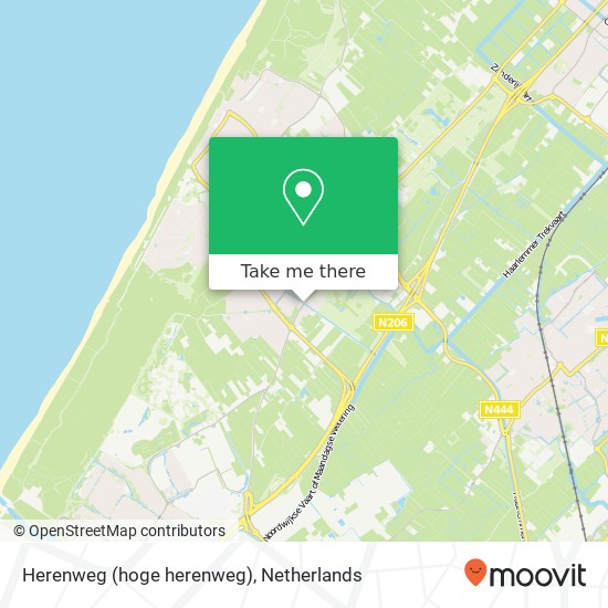 Herenweg (hoge herenweg), 2201 AN Noordwijk kaart