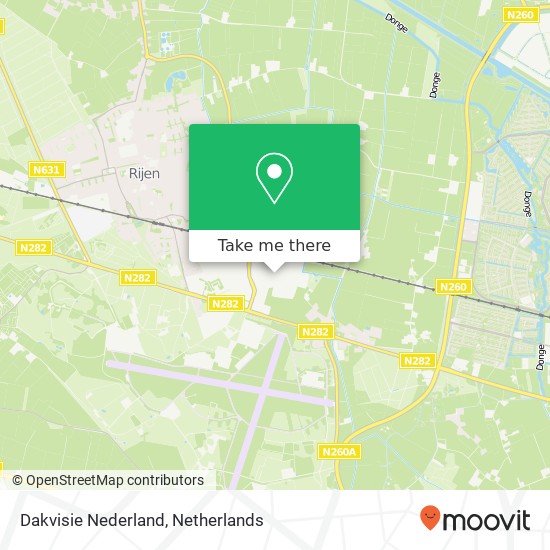 Dakvisie Nederland, Beneluxbaan 9 kaart