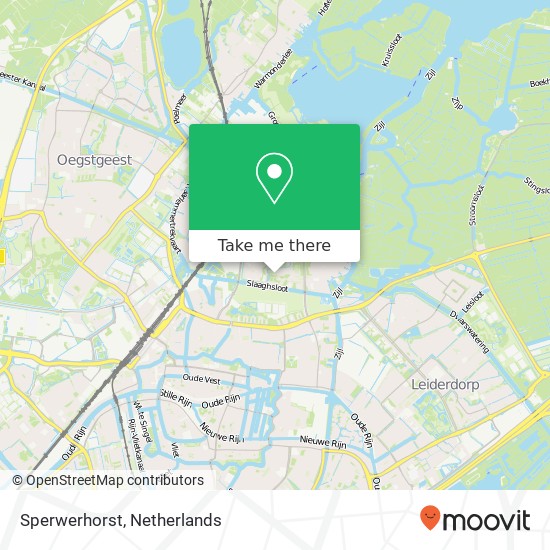 Sperwerhorst, Sperwerhorst, 2317 Leiden, Nederland kaart