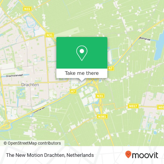 The New Motion Drachten kaart