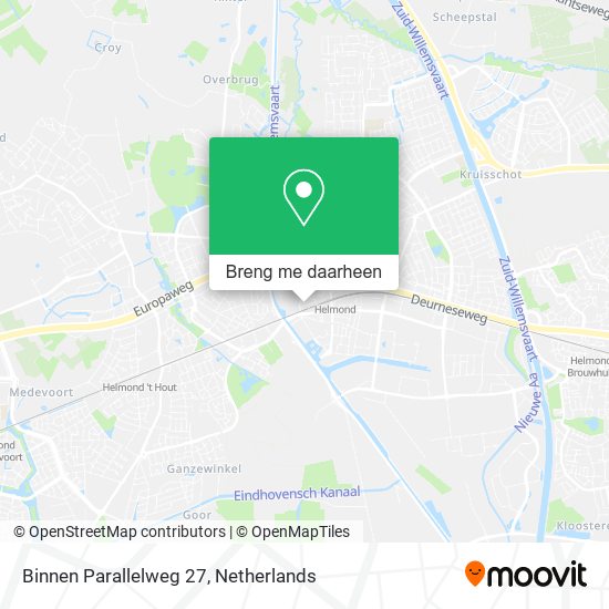 Binnen Parallelweg 27 kaart