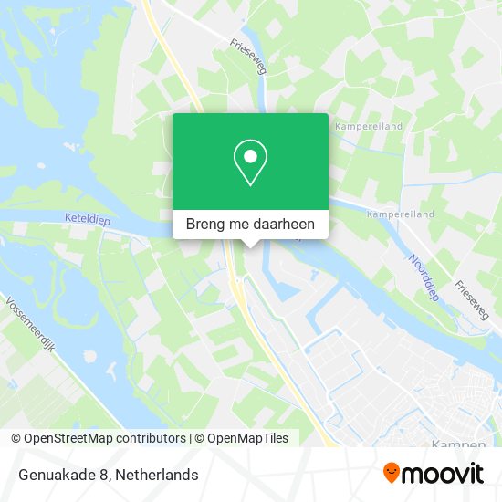 Genuakade 8 kaart