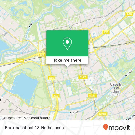 Brinkmanstraat 18, Brinkmanstraat 18, 3067 TA Rotterdam, Nederland kaart