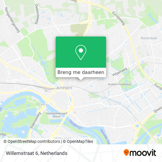 Willemstraat 6 kaart