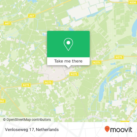 Venloseweg 17, 5993 PG Maasbree kaart