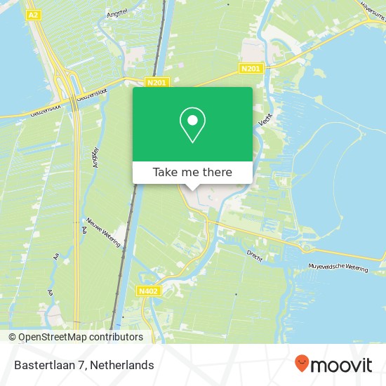 Bastertlaan 7, Bastertlaan 7, 3632 JD Loenen aan de Vecht, Nederland kaart